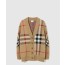 버버리 체크 울 블렌드 가디건
