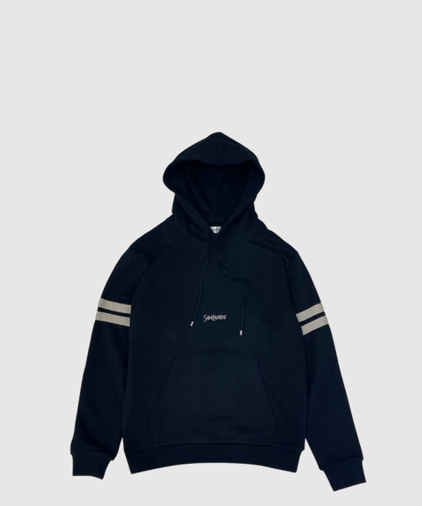 생로랑 로고 후드 긴팔