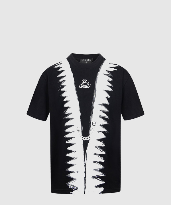 샤넬 플라워 코튼 톱