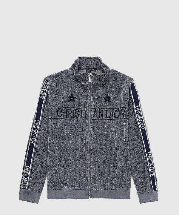 샤넬 로고 데님 재킷