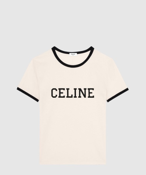 셀린느 레귤러 티셔츠 코튼 저지