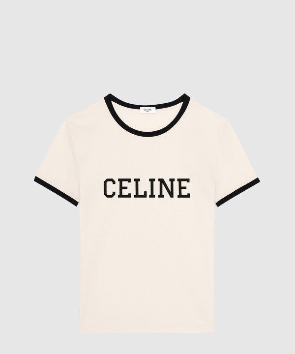 셀린느 레귤러 티셔츠 코튼 저지