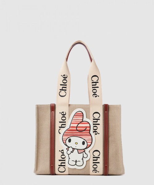 끌로에 우디 토트백 미듐 SS383