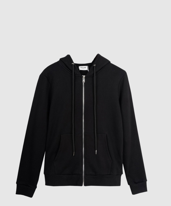 셀린느 로고 쇼트 코트