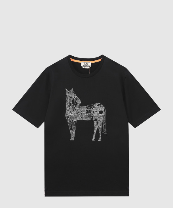 에르메스 플라워 코튼 톱