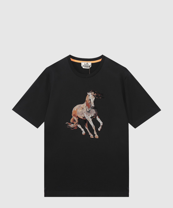 에르메스 플라워 코튼 톱