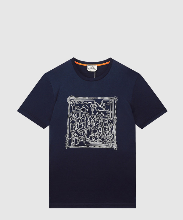 에르메스 플라워 코튼 톱