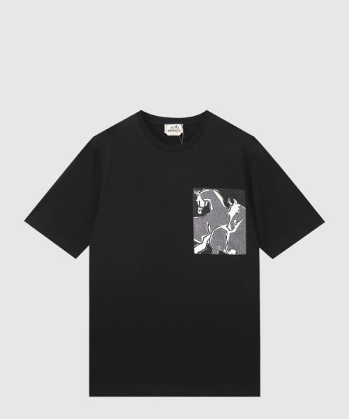 에르메스 플라워 코튼 톱