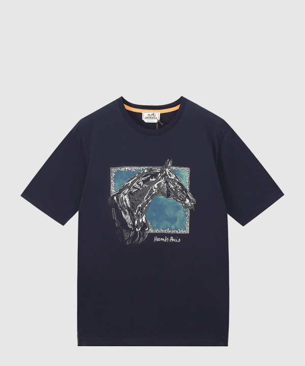 에르메스 플라워 코튼 톱