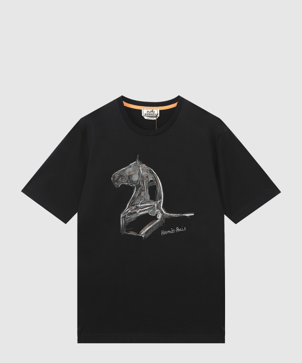 에르메스 플라워 코튼 톱