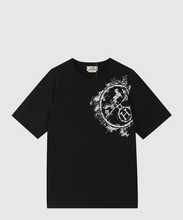 에르메스 플라워 코튼 톱