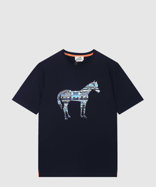 에르메스 플라워 코튼 톱