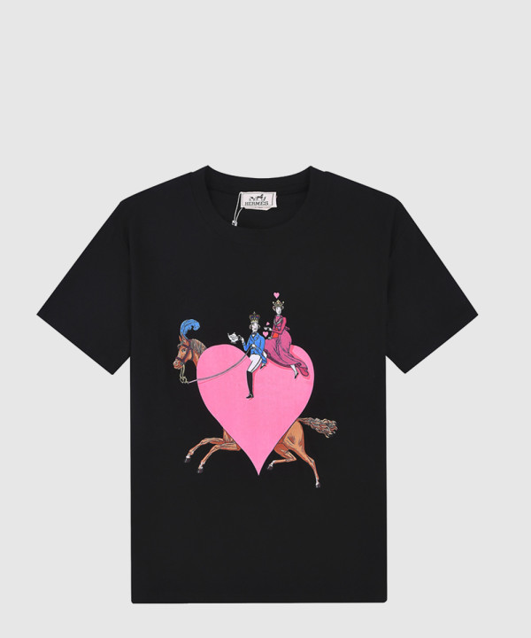 에르메스 플라워 코튼 톱