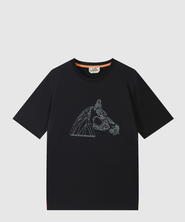 에르메스 플라워 코튼 톱