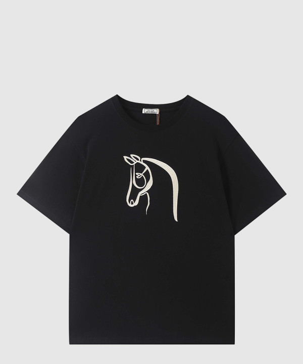 에르메스 플라워 코튼 톱