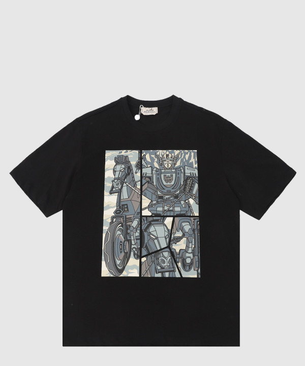 에르메스 플라워 코튼 톱