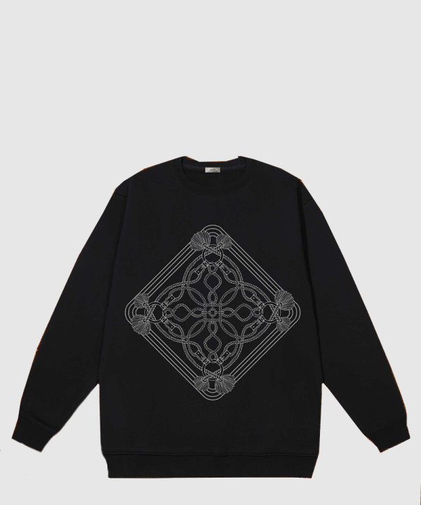 에르메스 플라워 코튼 톱