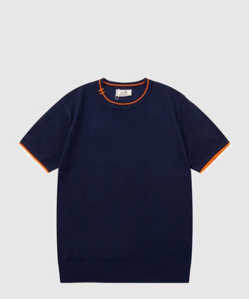 에르메스 로고 프린트 반팔