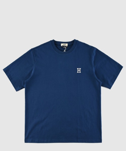 에르메스 로고 프린트 반팔