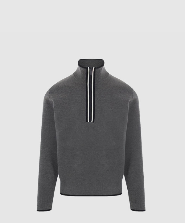 톰브라운 밀라노 스티치 지퍼업 풀오버