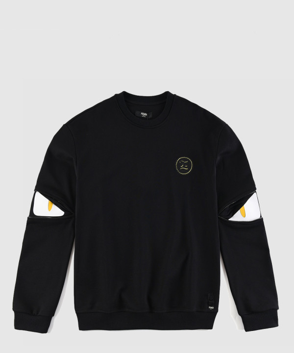 펜디 로고 프린트 면 톱