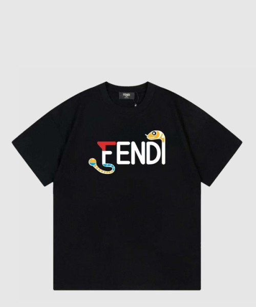 펜디 로고 프린트 반팔