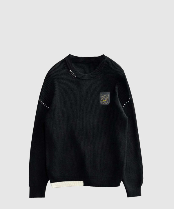 펜디 로고 니트 상의