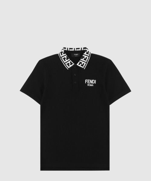 펜디 로고 프린트 반팔