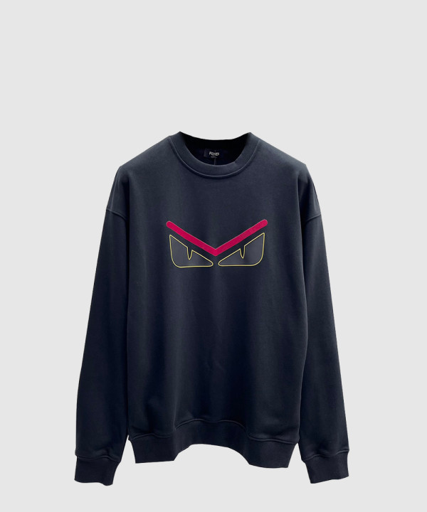 펜디 로고 프린트 면 톱