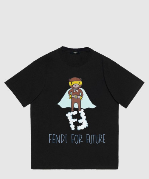 펜디 플라워 코튼 톱