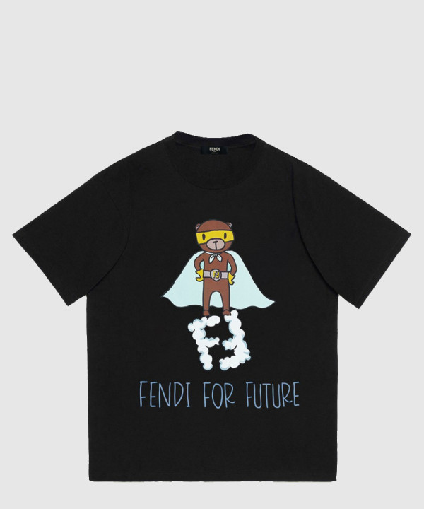 펜디 플라워 코튼 톱