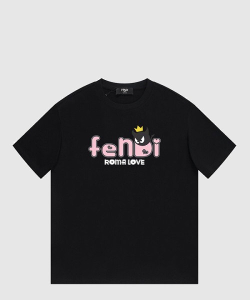 펜디 로고 프린트 반팔