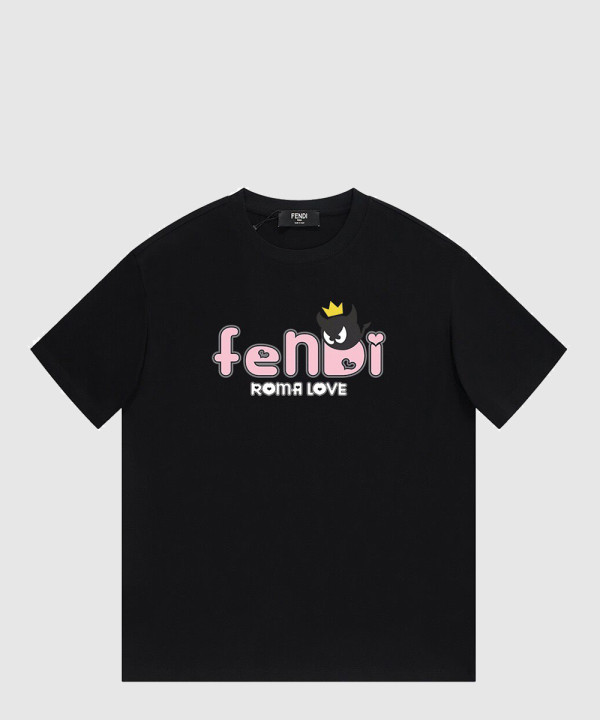 펜디 로고 프린트 반팔