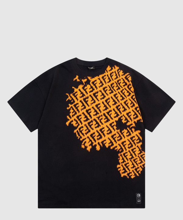 펜디 플라워 코튼 톱