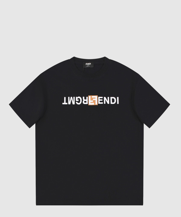 펜디 로고 프린트 반팔