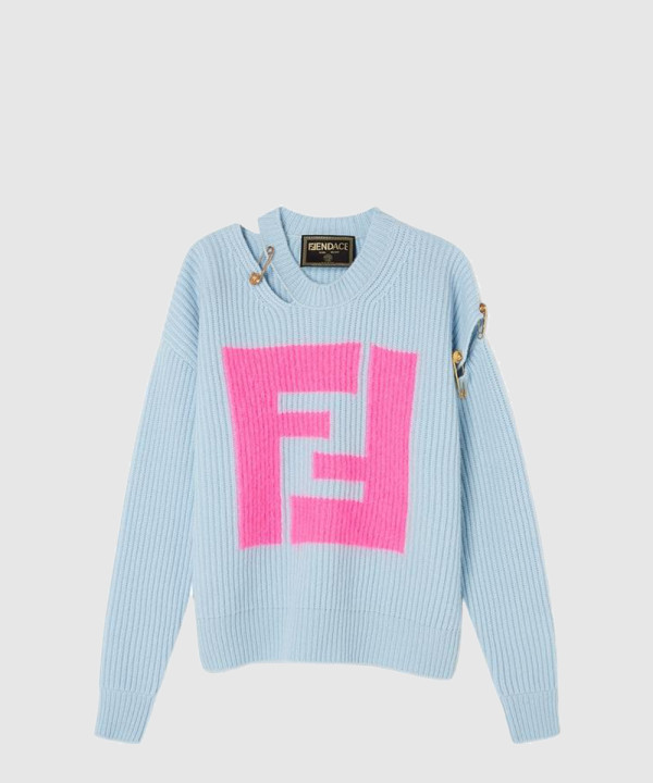 펜디 로고 긴팔 톱