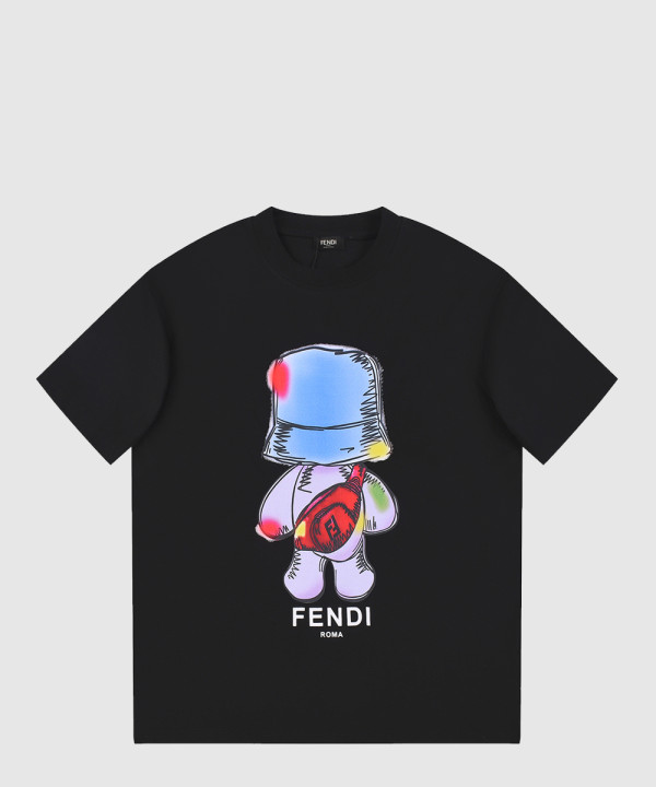 펜디 플라워 코튼 톱