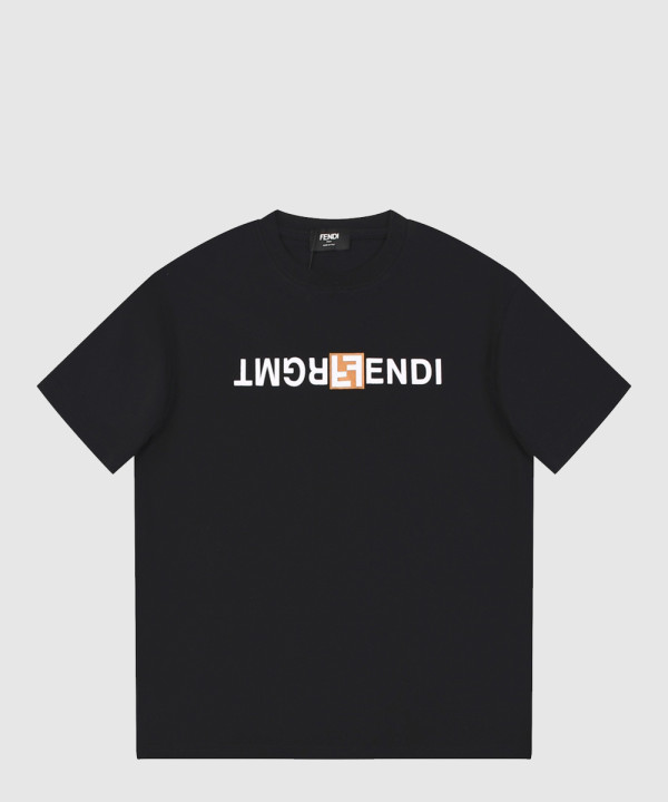 펜디 로고 프린트 반팔