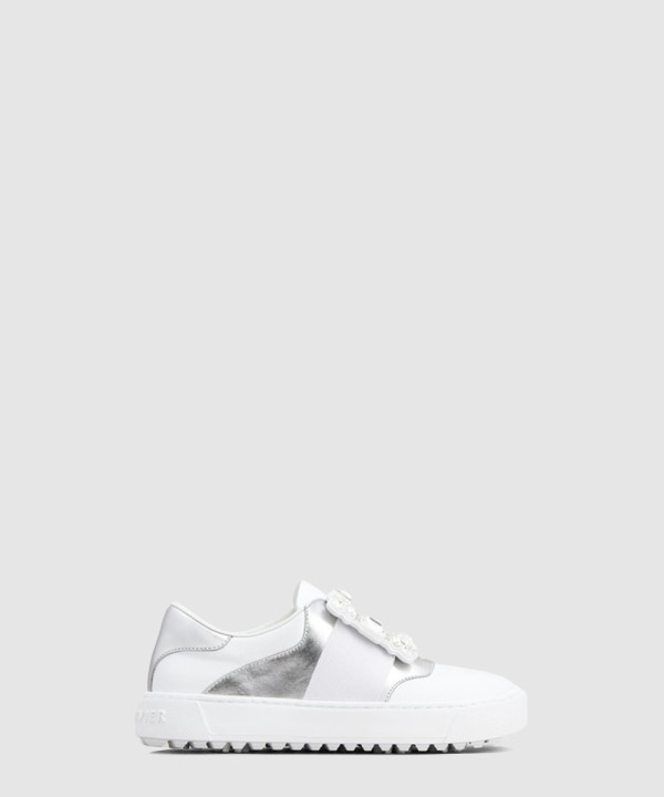 로저비비에 다이아몬드 버클 가죽 스니커즈 6873