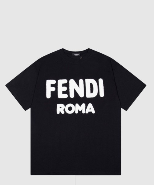 펜디 로고 프린트 반팔