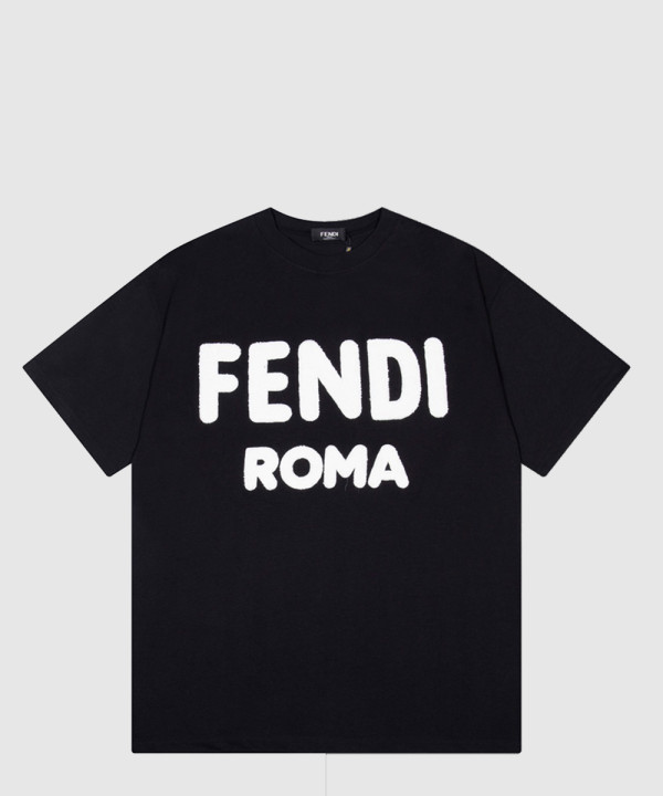 펜디 로고 프린트 반팔