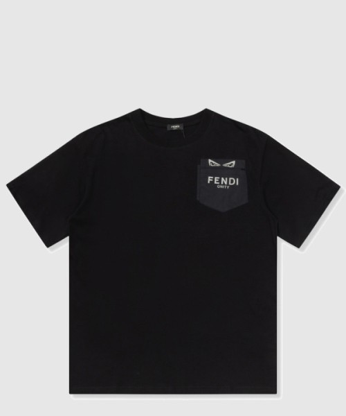 펜디 로고 프린트 반팔