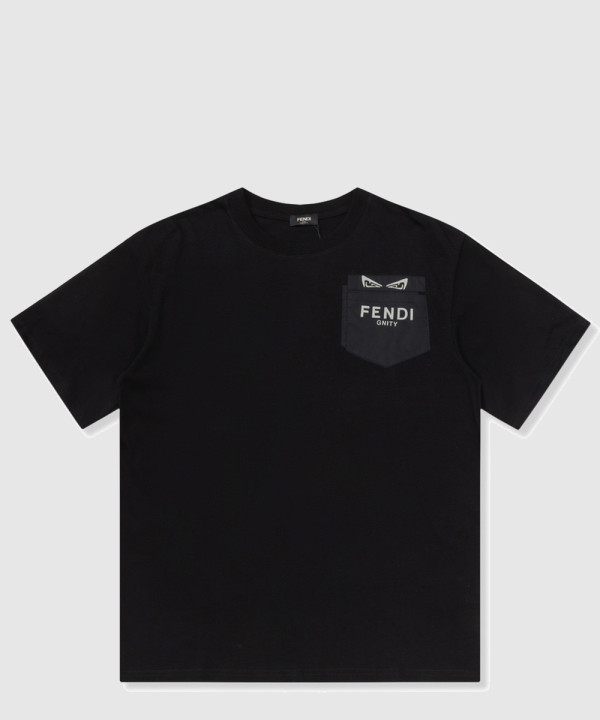 펜디 로고 프린트 반팔