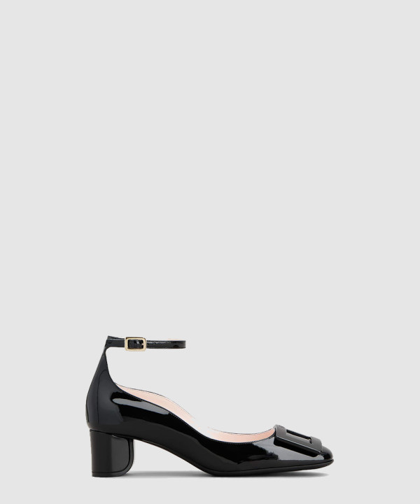 로저비비에 앵클 스트랩 U 룩 펌프스 7614