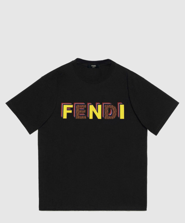 펜디 로고 프린트 반팔