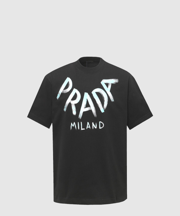 프라다 로고 프린트 반팔