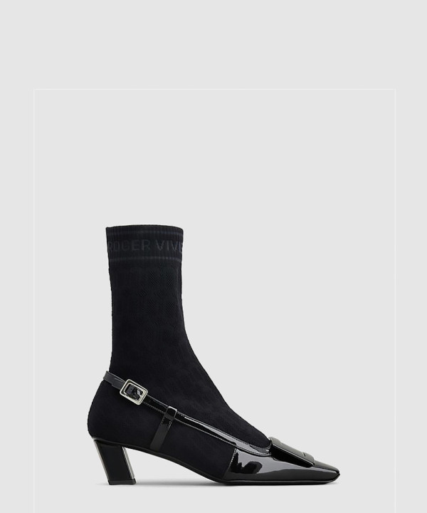 로저비비에 벨 비비에르 페이턴트 레더 삭스 부츠 0063