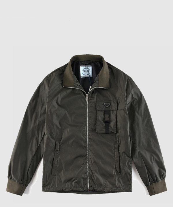 프라다 로고 집업 자켓
