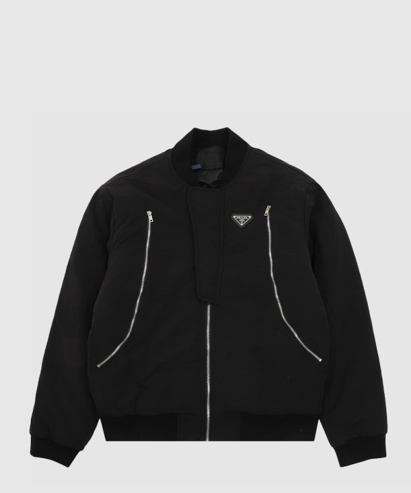 프라다 로고 집업 자켓