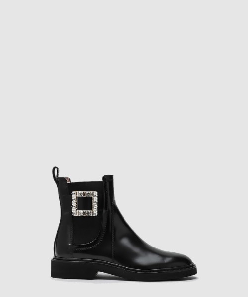 로저비비에 비브 레인저스 스트라스 버클 첼시 앵클 부츠 5484